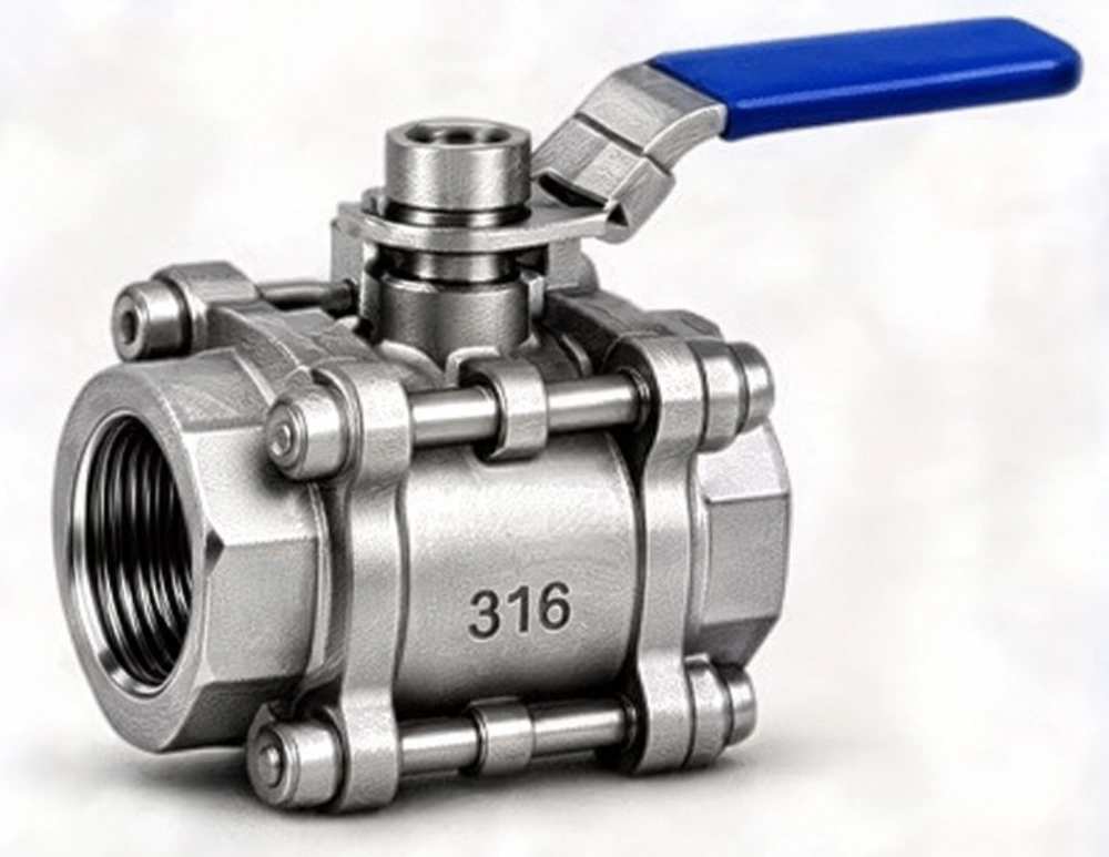 Three-Piece Stainless Steel Ball Valves