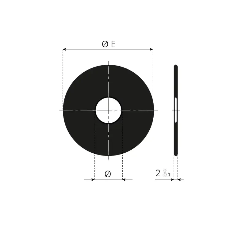 Conveyor Return Roller Guide Flanges