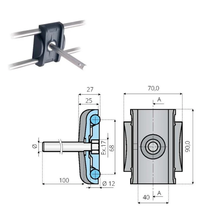 Round Bar Side Guide Clamps