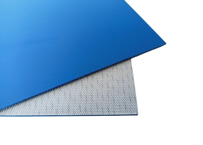 Blue 2-Ply PU Conveyor Belt