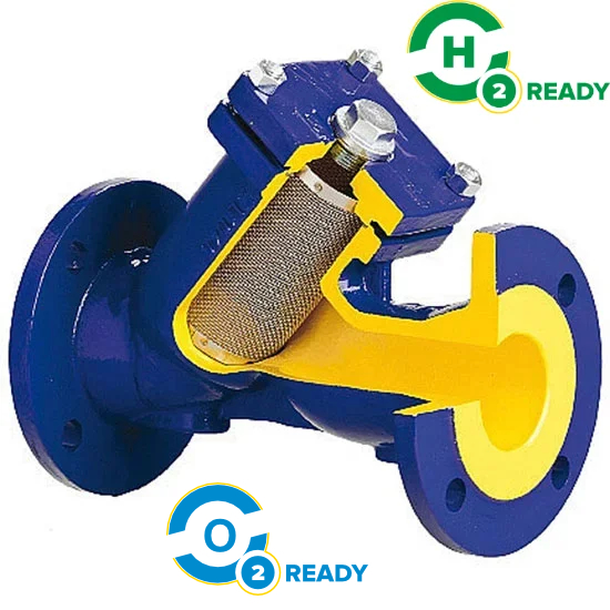 ZETKAMA Fig. 821 strainer, shown in manufacturer cutaway