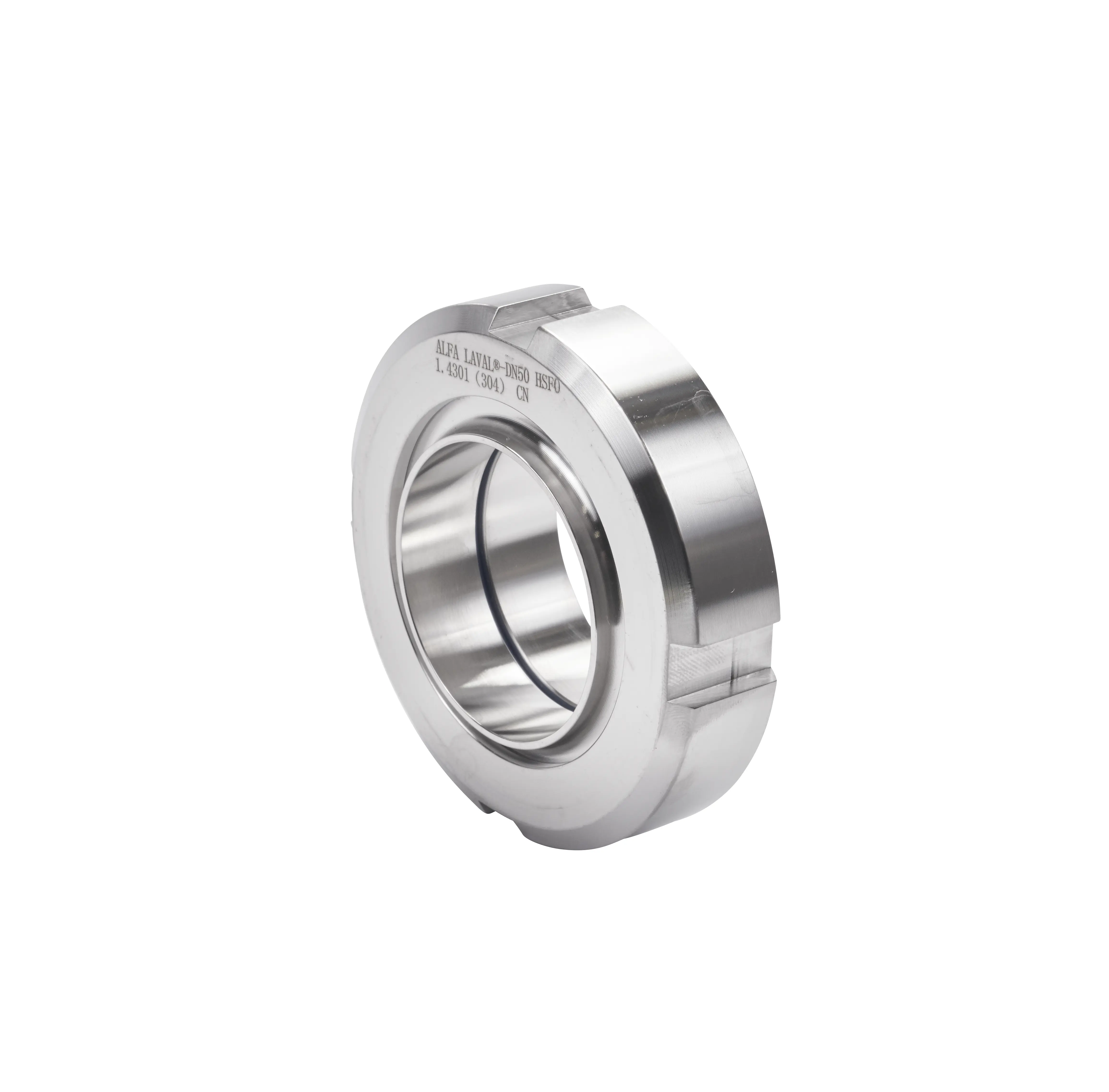 Alfa Laval DIN 11851 DN50 short hygienic union — 304L / NBR example