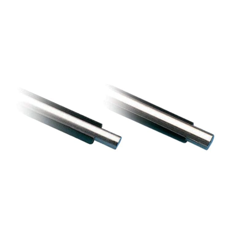 IRP clip-on C-section wearstrip with stainless steel backing strip